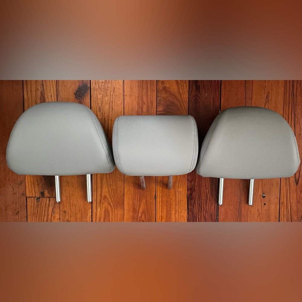 2014 Honda Accord Gray Rear Leather head Rest Set